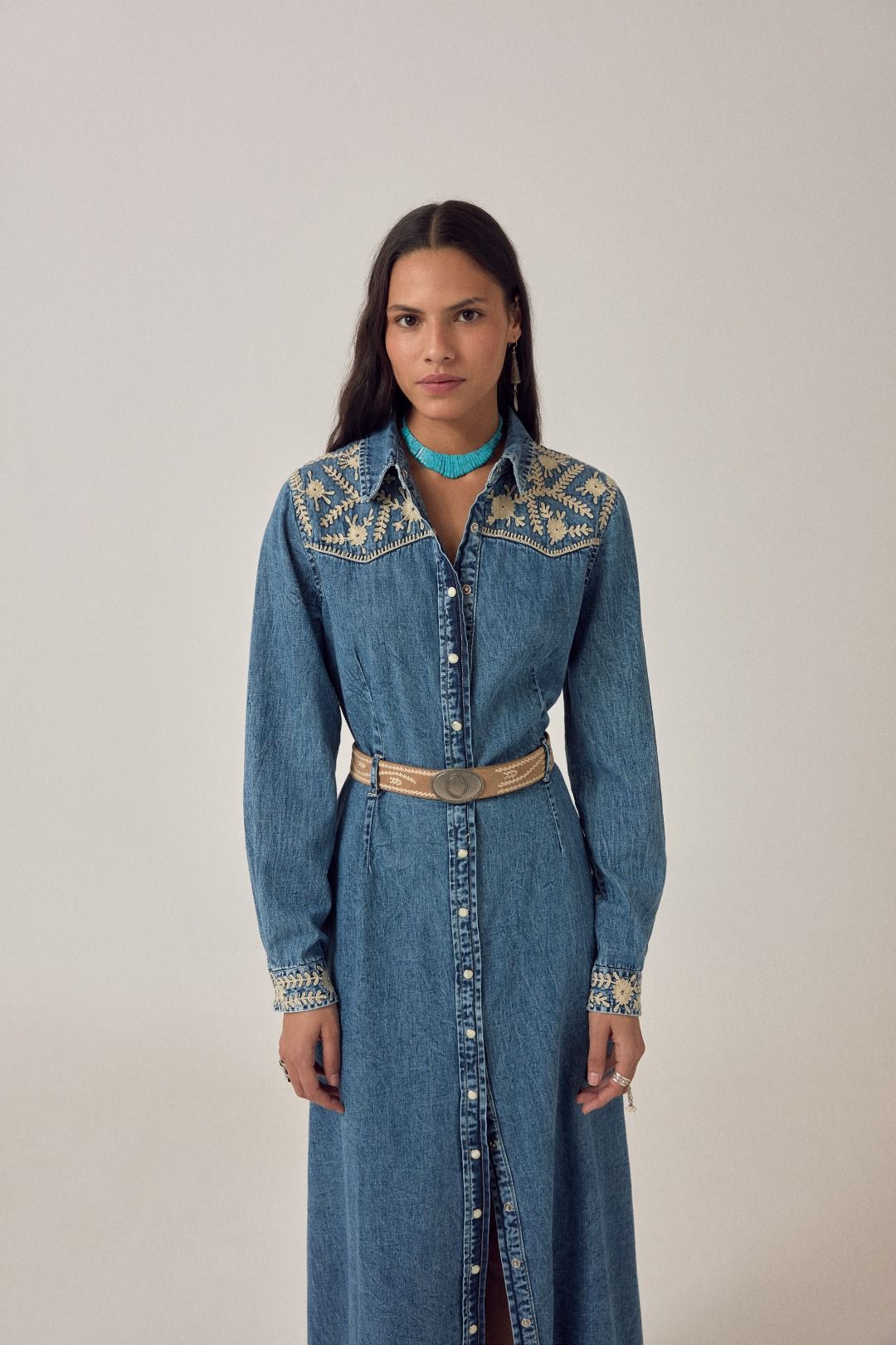 ABITO DENIM AMELIA