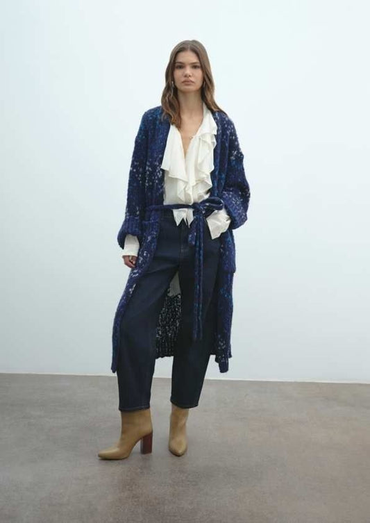 CAPPOTTO IN MAGLIA BIANCO